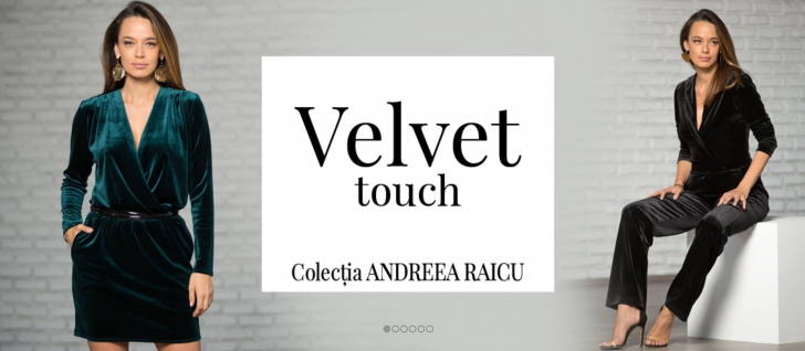 Andreea Raicu Velvet Touch – 5 rochii superbe de catifea. Ce preturi au