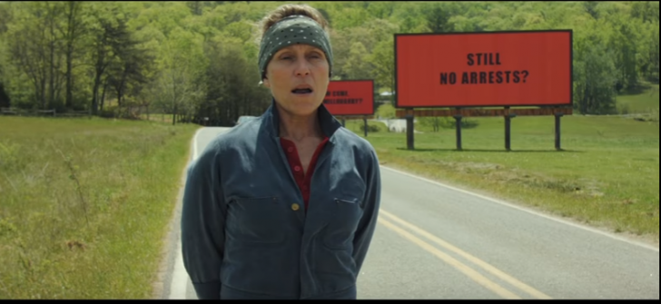 "Three Billboards Outside Ebbing, Missouri" - primul candidat serios pentru Oscar 