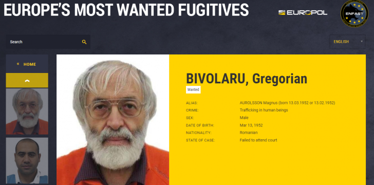 Gregorian Bivolaru, pe lista Europol a celor mai căutați infractori