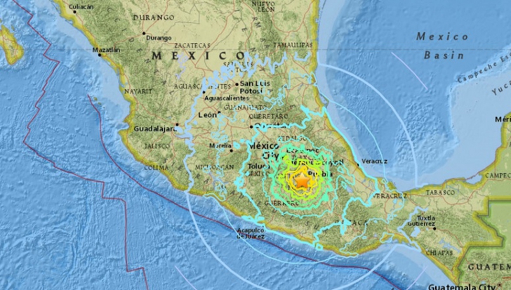 CUTREMUR DEVASTATOR în Mexic, cu puţin timp în urmă: 7,1 grade pe scara Richter