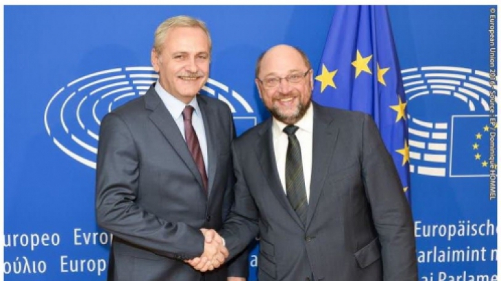 Liviu Dragnea îl sfidează şi pe Martin Schulz: "Mă abţin cu greu să nu îi dau o replică..."