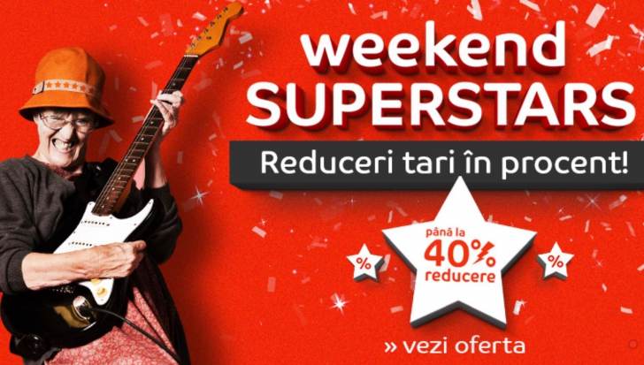 eMAG Weekend Superstars – Reduceri tari in procent! Pana la 40% discount
