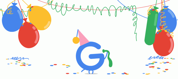 ROATA ANIVERSARĂ GOOGLE. Cum sărbătoreşte Google aniversarea a 19 ani de la lansare