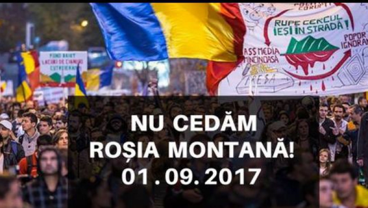 Noi proteste pentru Roşia Montană: "Guvernul Tudose se joacă din nou cu focul"