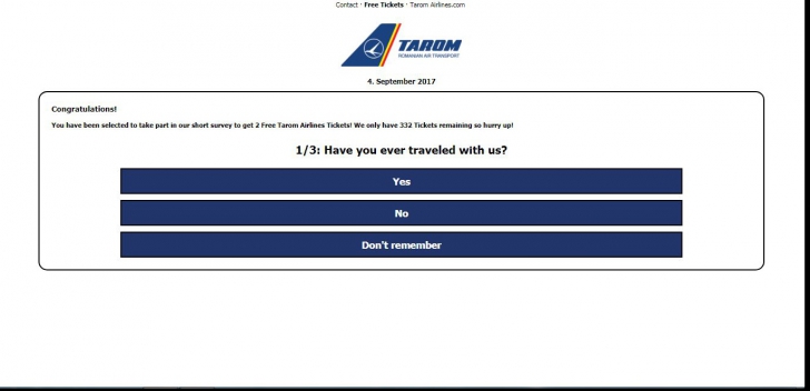 Înșelăciune sub numele TAROM. Ce recomandă reprezentanții companiei aeriene