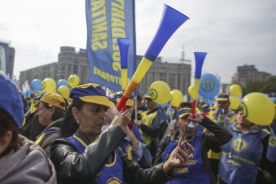 Piața Victoriei, sub asediul sindicatelor. Mihai Tudose: Se ia în calcul compensarea contribuțiilor