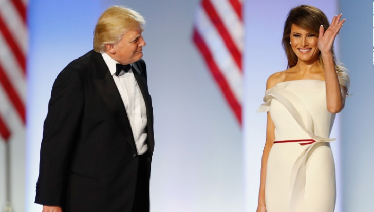 Melania Trump vrea să scape de rochia purtată la ceremonia de învestire! Care este motivul