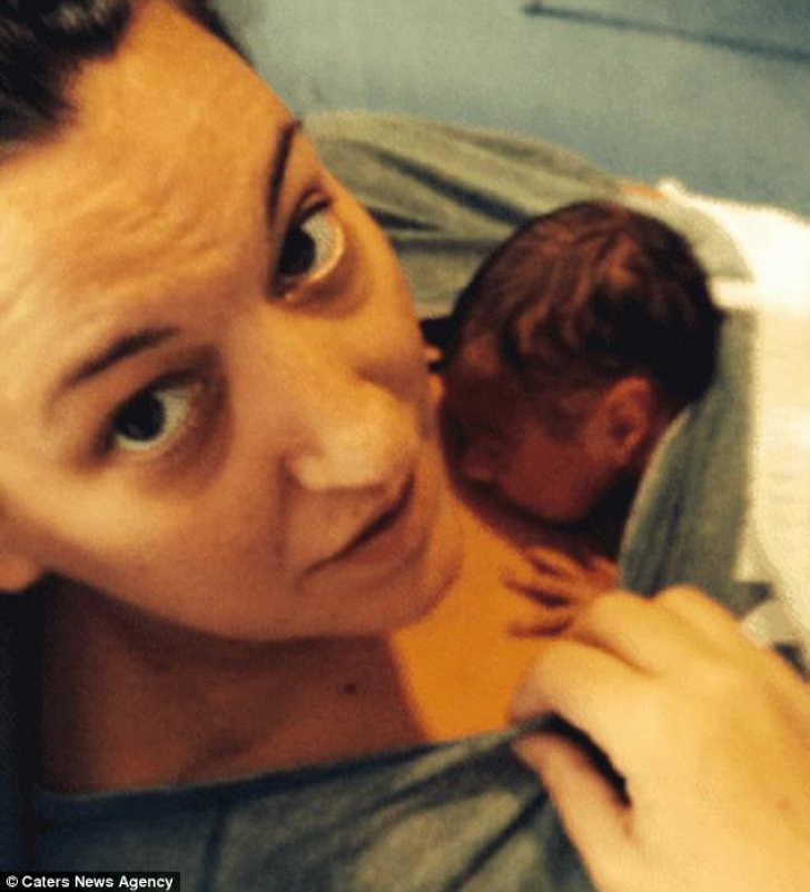 Moment înfiorător pentru o tânără însărcinată: a început să aibă dureri, apoi abdomenul i-a explodat