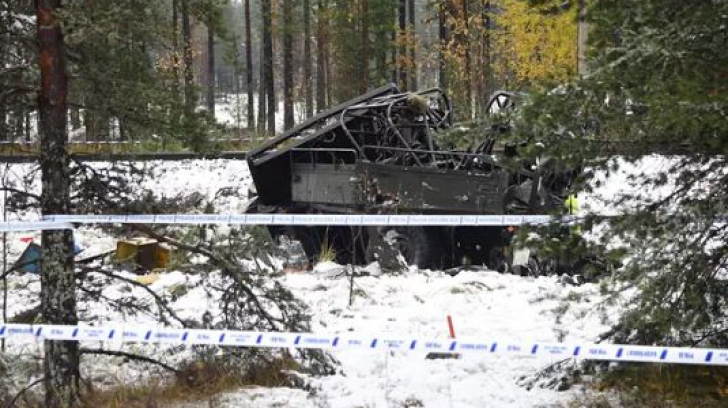 Un tren a spulberat un camion cu militari în Finlanda: cel puțin 4 morți