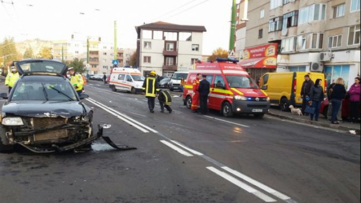 Accident grav în Brașov