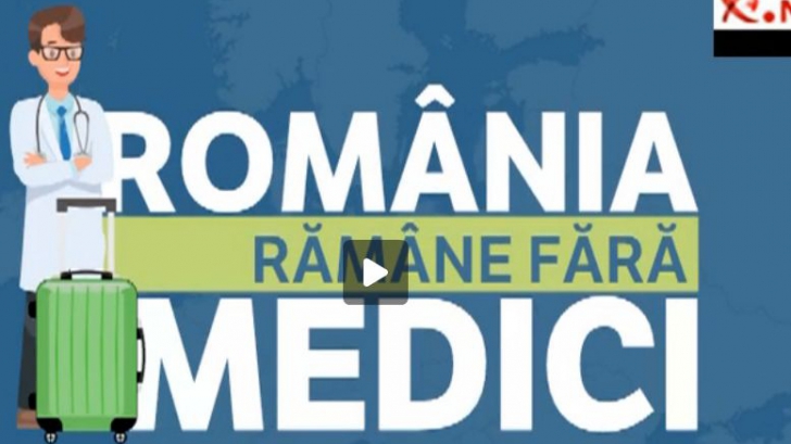 Infografic. România rămâne fără medici