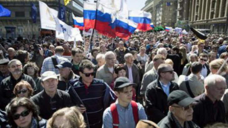 Proteste împotriva lui Putin. SUTE de oameni, arestați
