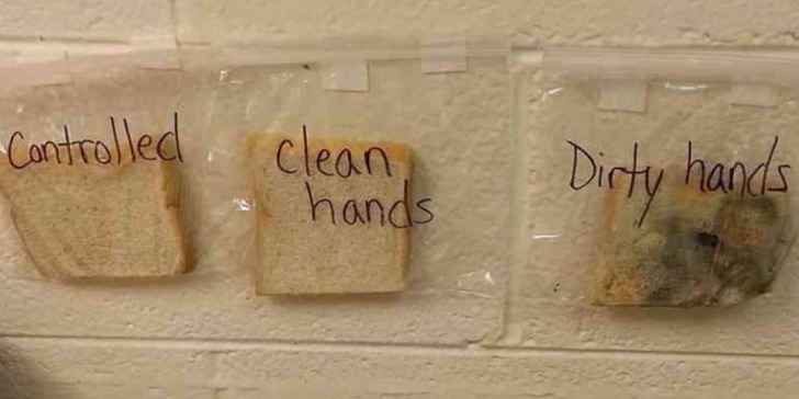 Imagini șocante. Ce se întâmplă dacă nu te speli pe mâini înainte să mănânci
