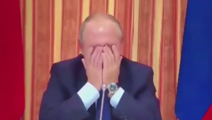 Vladimir Putin, criză de râs, după o gafă a ministrului rus de externe 