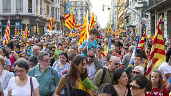 REFERENDUM CATALONIA. Catalanii cer ajutorul Europei. Mesajul oficial al UE pentru Spania