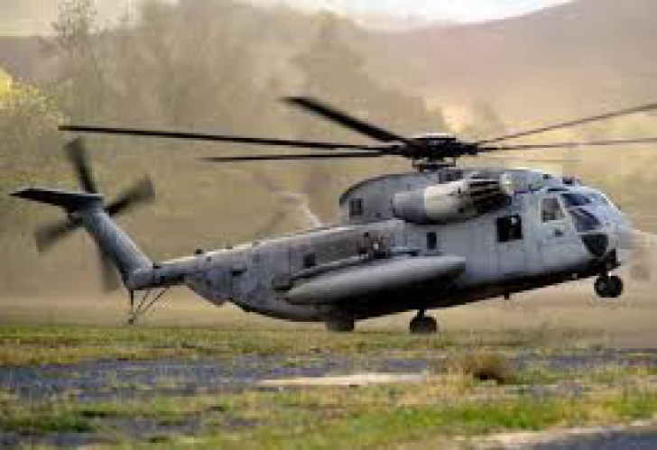 Un elicopter al armatei SUA s-a prăbuşit, în Japonia - imagini SPECTACULOASE