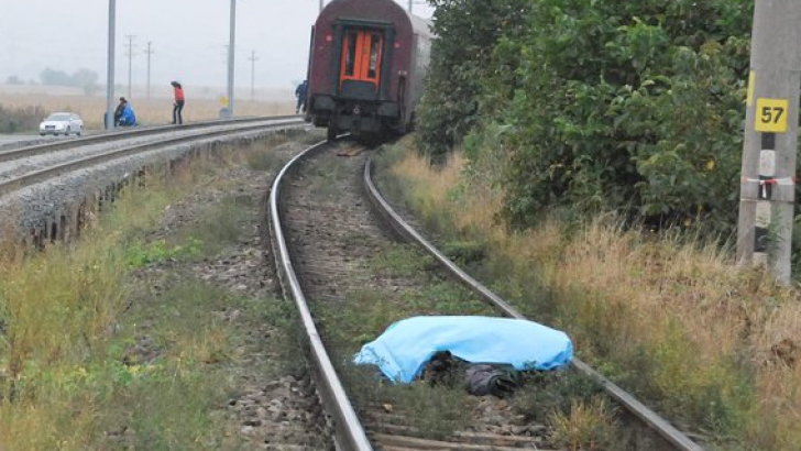 O femeie a fost accidentată mortal de un tren pe ruta Cluj-București