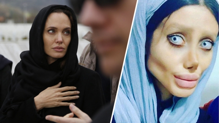 Sahar Tabar a vrut să semene cu Angelina Jolie