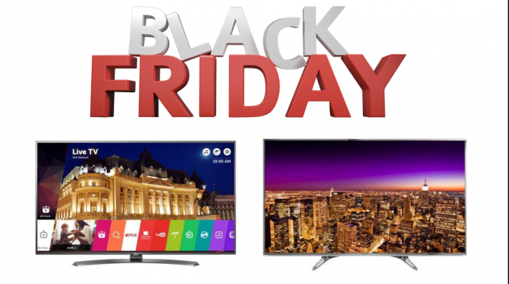 Black Friday eMAG. Televizoare cu diagonală mare, reducere mare
