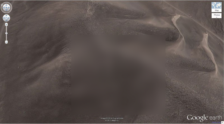 Imaginea ciudată pe care a surprins-o Google Earth. O fi primul extraterestru filmat şi pozat?