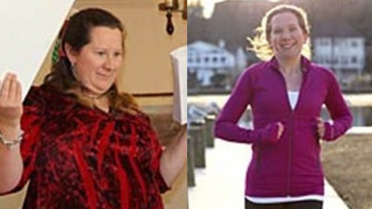 Această femeie a slăbit jumătate din greutatea sa într-un timp record! Cum a reuşit