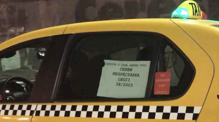 Taximetriştii din Bucureşti, sancţionaţi drastic de Poliţie, noaptea trecută. 130 de amenzi