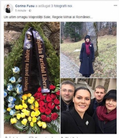 Fotografii BIZARE postate de politicieni din Republica Moldova, de la căpătâiul Regelui Mihai