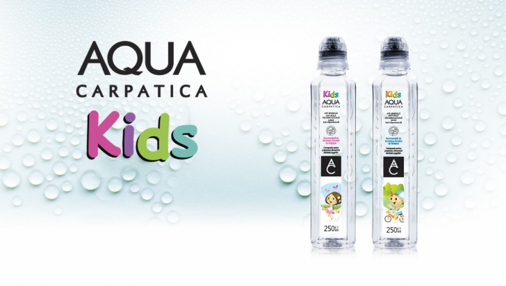 AQUA Carpatica lansează sticla de apă minerală pentru copii (P)