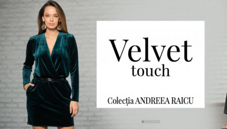 Andreea Raicu Velvet Touch – 5 rochii superbe de catifea. Ce preturi au