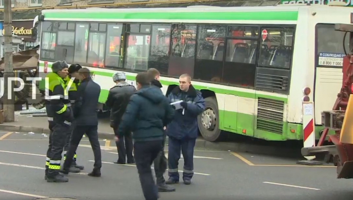 Un autobuz a intrat în pietoni la Moscova