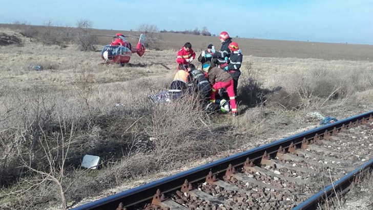 Un bărbat s-a aruncat în fața unui tren, în Năvodari