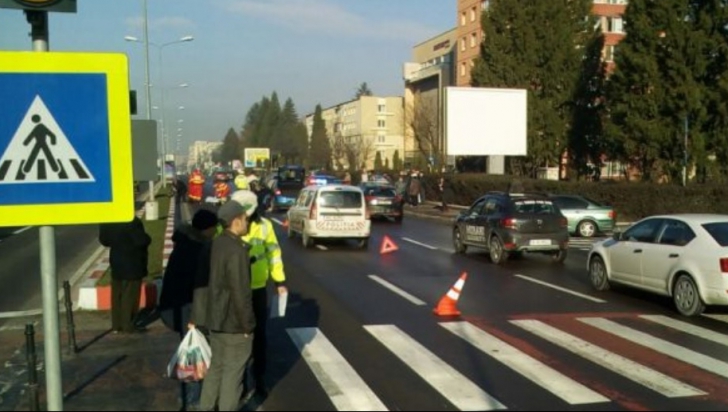 Grav accident rutier, în Braşov - un pieton a fost accidentat mortal, pe trecerea de pietoni