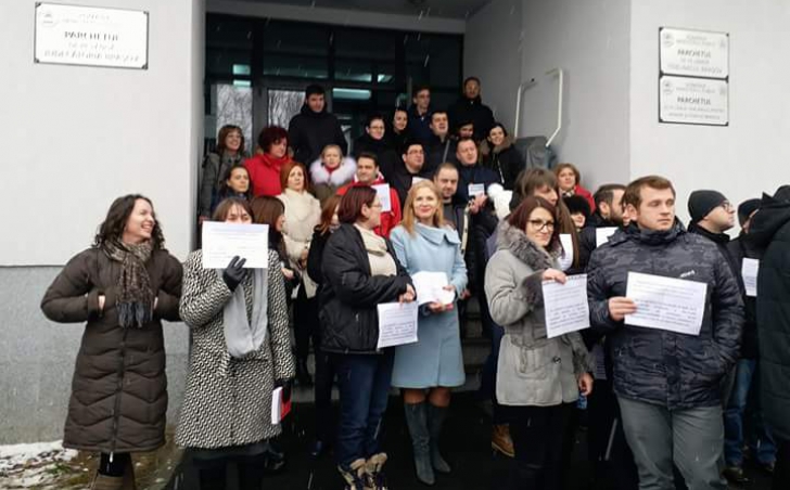 Protest al procurorilor din Brașov