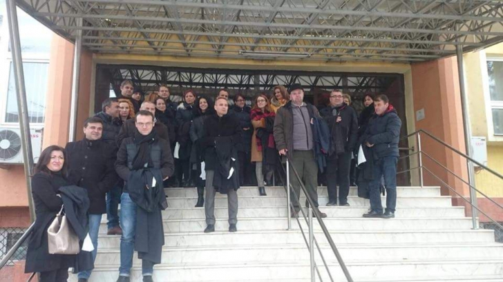 Magistrații protestează la Sălaj