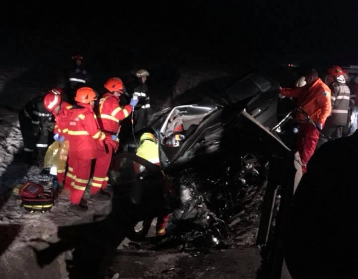 ACCIDENT îngrozitor la Cluj, şoferul a scăpat ca prin minune! (GALERIE FOTO)
