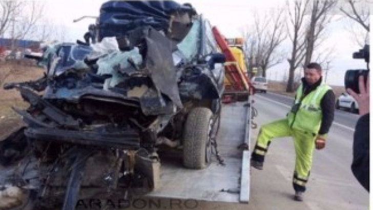 Accident devastator. Șofer mort pe DN 7