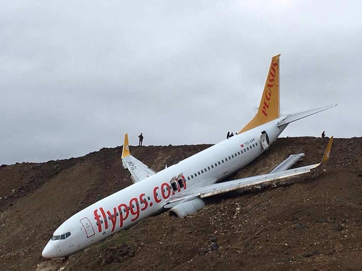 Imagini dramatice cu avionul de pasageri care era aproape să cadă în Marea Neagră
