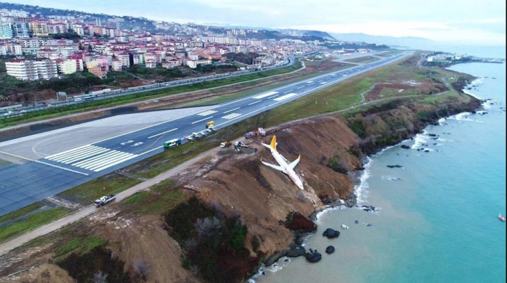 Incident aviatic în Turcia. VIDEO