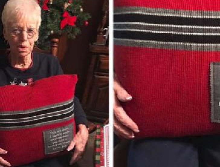 După moartea soțului său, această bătrânică a primit un ultim cadou de Crăciun de la el