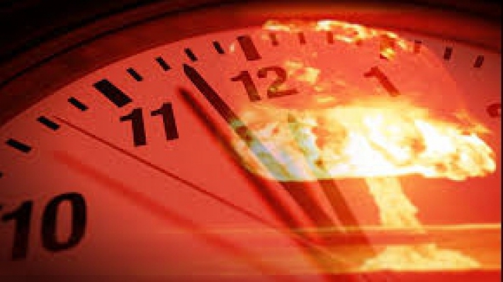 Ceasul Apocalipsei, dat înainte cu 30 de secunde: aproape de ora DISTRUGERII nucleare