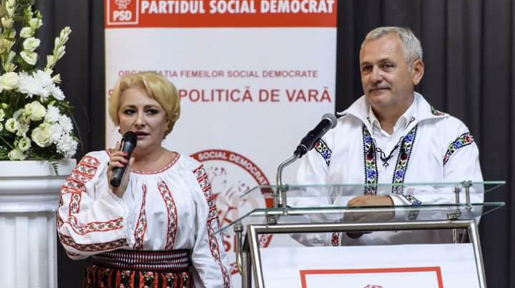 Dragnea, în august, lângă Viorica Dăncilă: „Nu m-a înșelat nicio femeie din PSD, până acum”