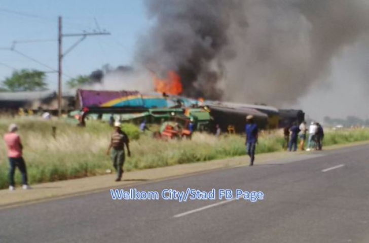 Accident de tren în Africa de Sud