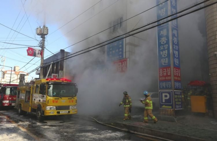 Incendiu Coreea de Sud