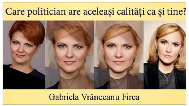Lia Olguţa Vasilescu se reinventează: Vezi cu cine seamănă! (GALERIE FOTO)