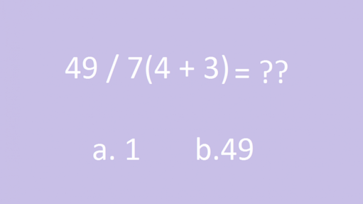 Problema asta este înșelătoare! Spune repede care este răspunsul corect, a sau b?