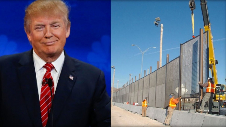 Trump caută bani pentru zid
