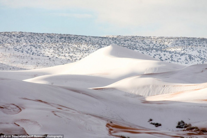 Imagini ireale: A nins în deșertul Sahara! Ce se întâmplă cu vremea?