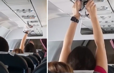 Cum să faci așa ceva în avion?! Imaginile care au oripilat mediul virtual