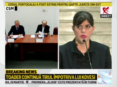 Revocare Kovesi. Marea confruntare - Şefa DNA &icirc;i răspunde lui Toader