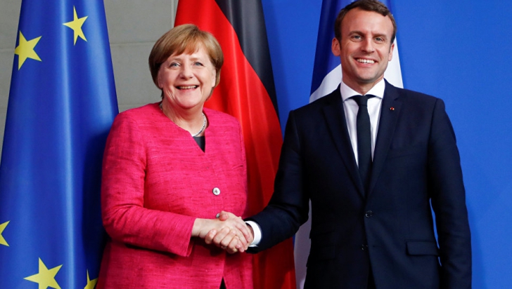 Macron şi Merkel vor discuta cu Putin, duminică, despre aplicarea armistiţiului în Siria